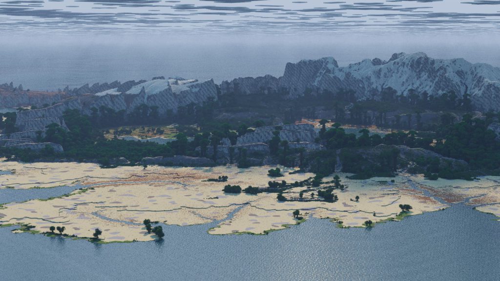 4000 x 4000 Minecraft Map Kanberg by McMeddon
